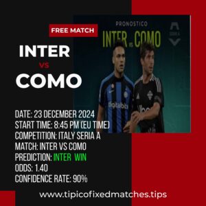 TIPICO FIXED MATCHES INTER VS COMO